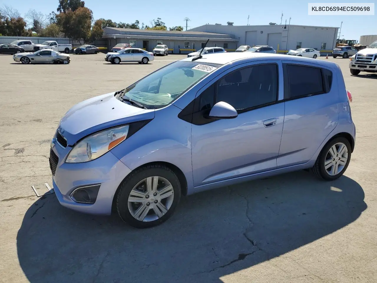 2014 Chevrolet Spark 1Lt VIN: KL8CD6S94EC509698 Lot: 50200515