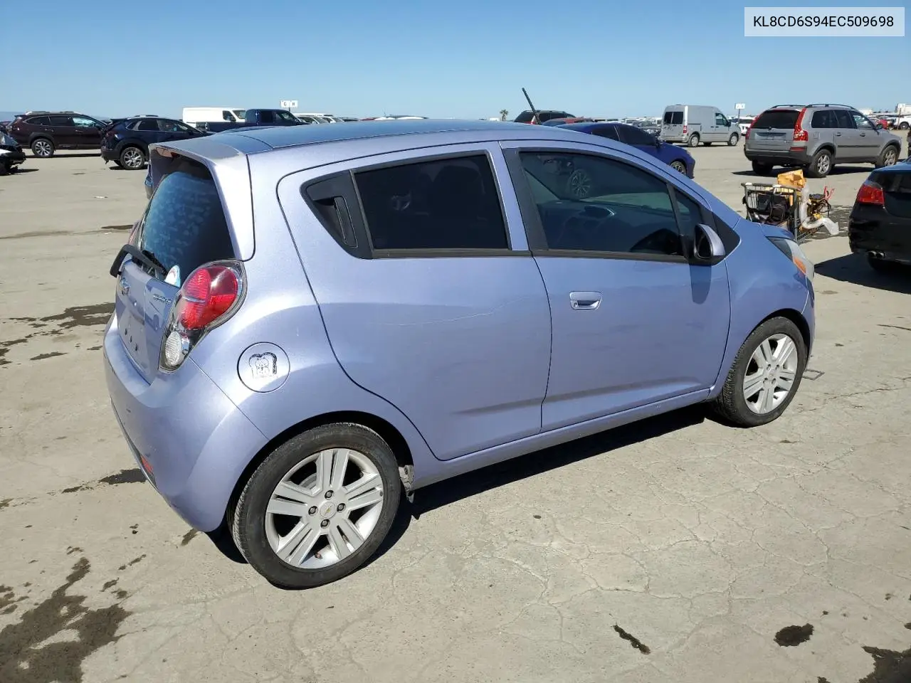 2014 Chevrolet Spark 1Lt VIN: KL8CD6S94EC509698 Lot: 50200515