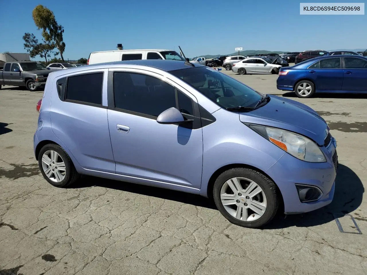 2014 Chevrolet Spark 1Lt VIN: KL8CD6S94EC509698 Lot: 50200515
