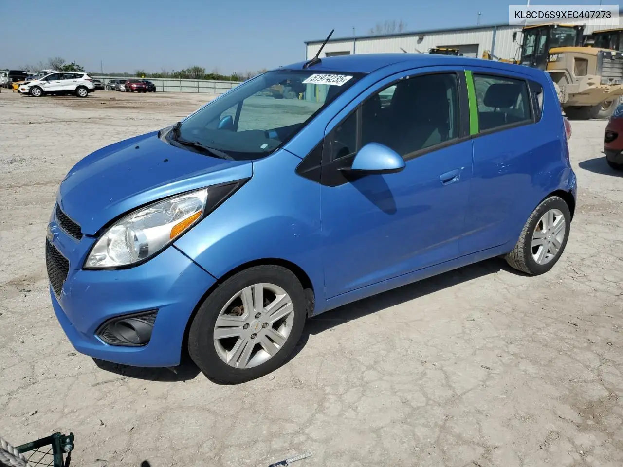 2014 Chevrolet Spark 1Lt VIN: KL8CD6S9XEC407273 Lot: 51974235