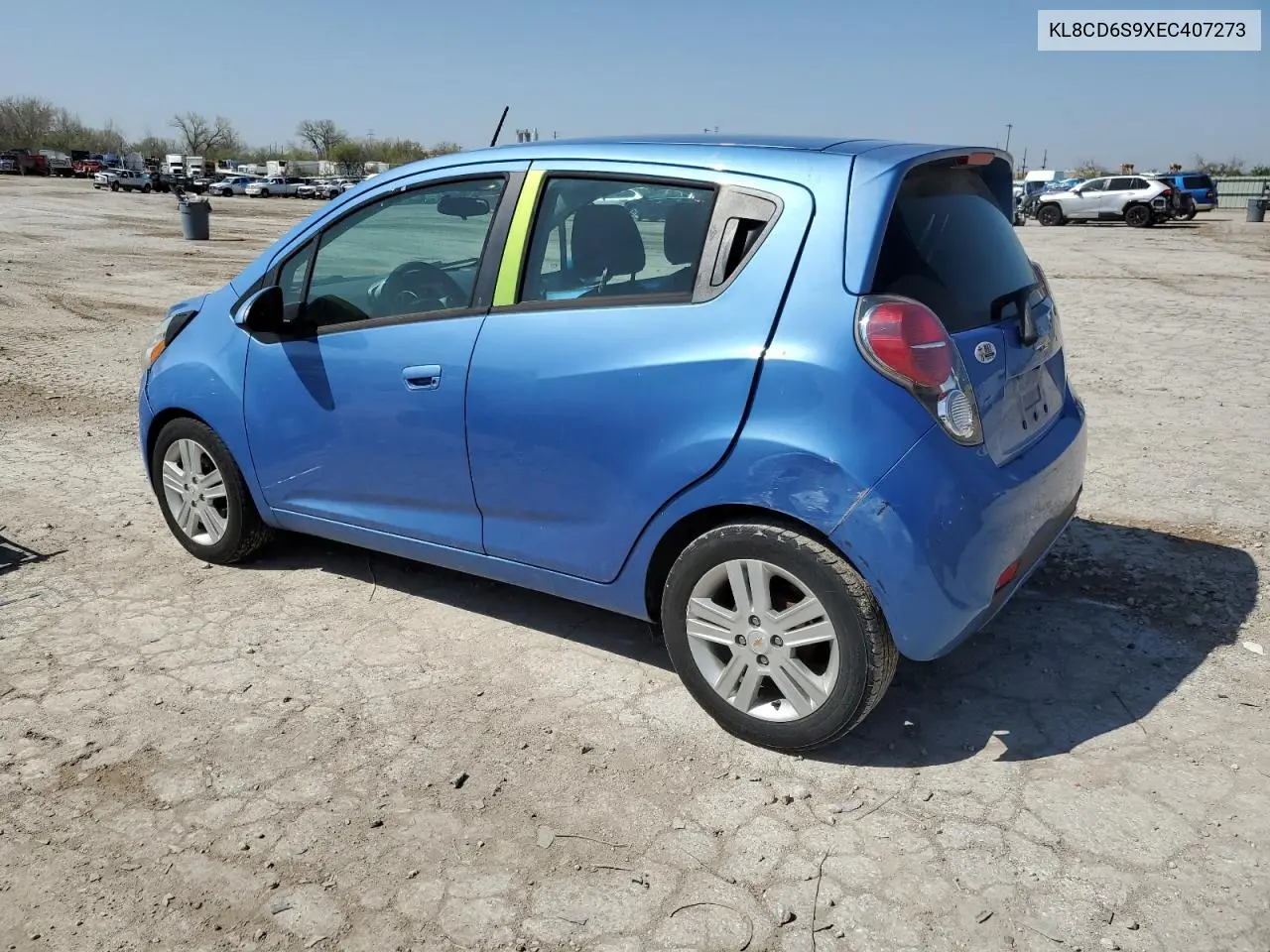2014 Chevrolet Spark 1Lt VIN: KL8CD6S9XEC407273 Lot: 51974235