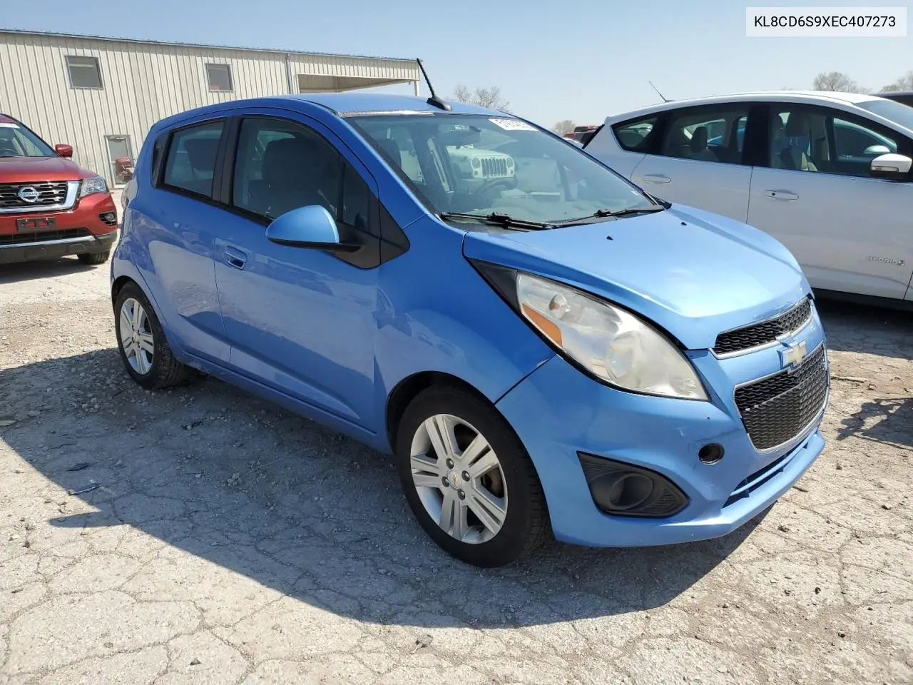 2014 Chevrolet Spark 1Lt VIN: KL8CD6S9XEC407273 Lot: 51974235