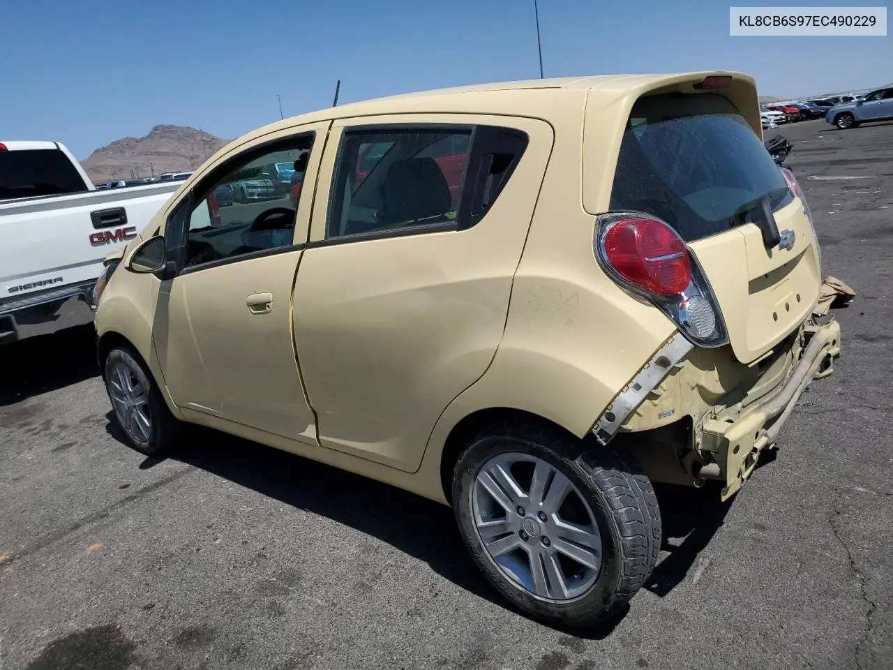 2014 Chevrolet Spark Ls VIN: KL8CB6S97EC490229 Lot: 52362655