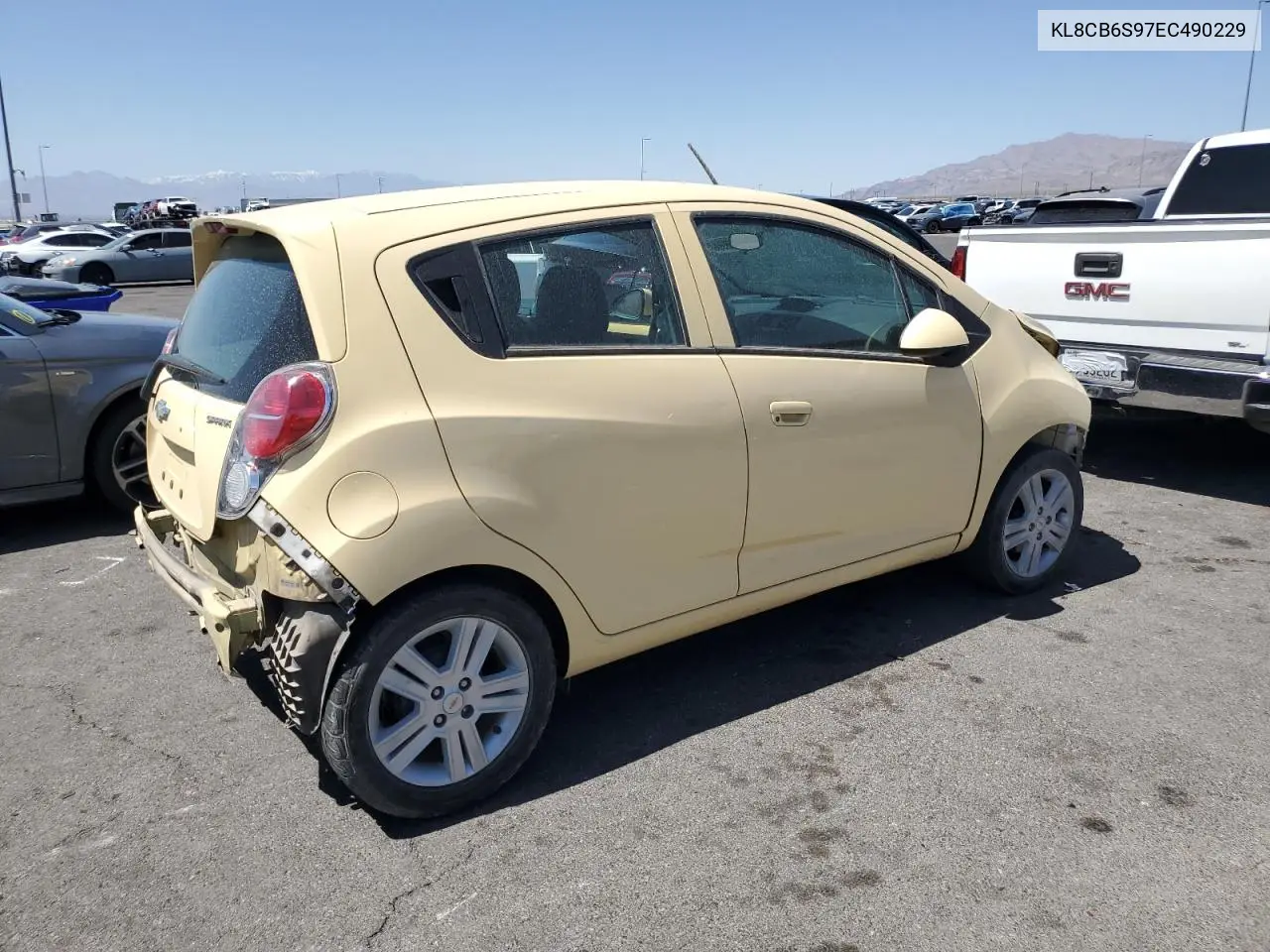 2014 Chevrolet Spark Ls VIN: KL8CB6S97EC490229 Lot: 52362655