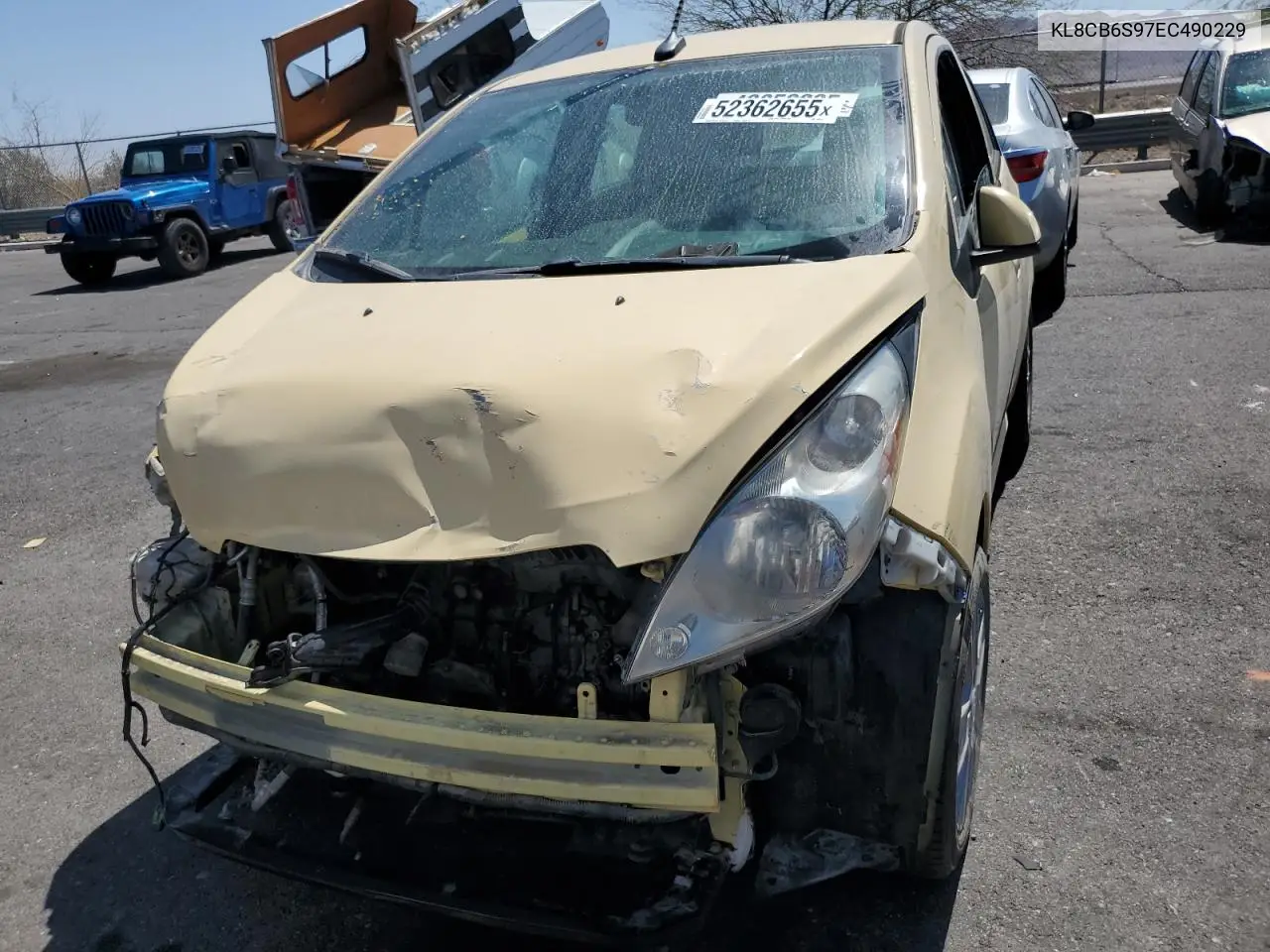 2014 Chevrolet Spark Ls VIN: KL8CB6S97EC490229 Lot: 52362655