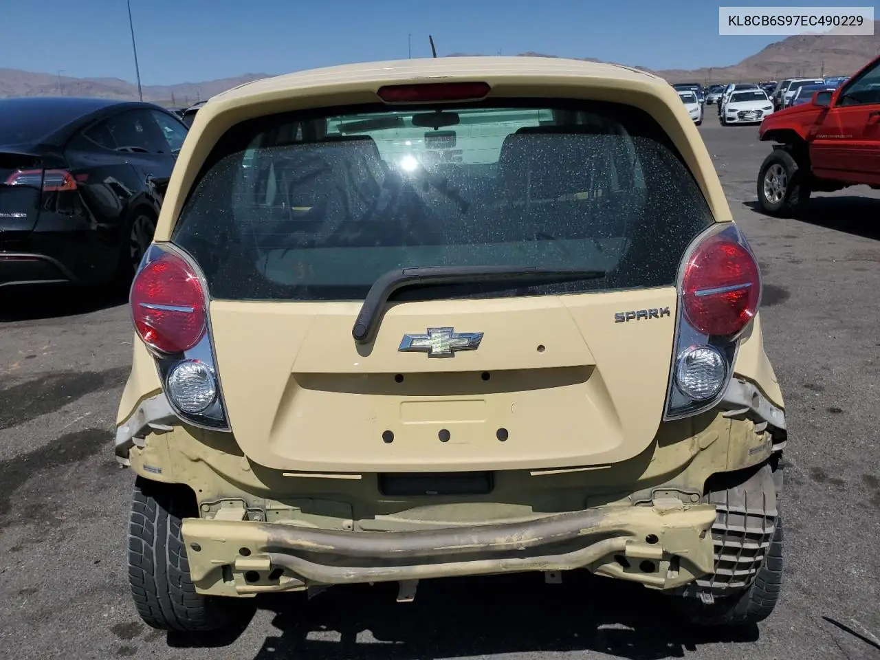 2014 Chevrolet Spark Ls VIN: KL8CB6S97EC490229 Lot: 52362655