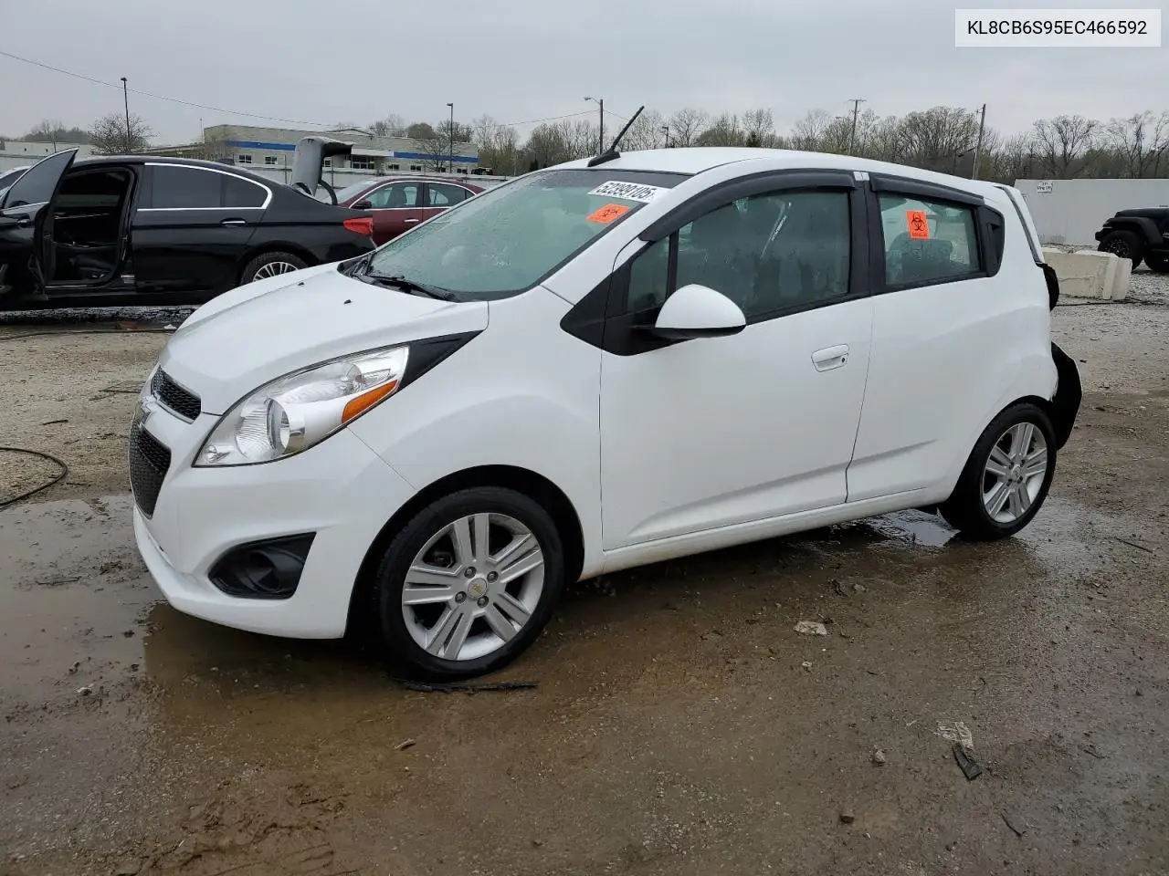 2014 Chevrolet Spark Ls VIN: KL8CB6S95EC466592 Lot: 52399105