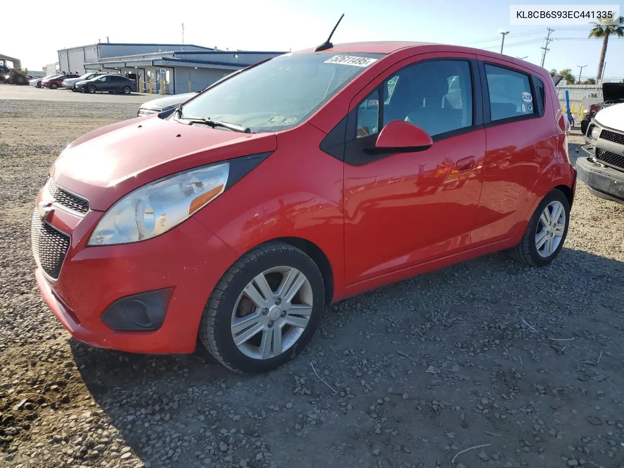 2014 Chevrolet Spark Ls VIN: KL8CB6S93EC441335 Lot: 52611495