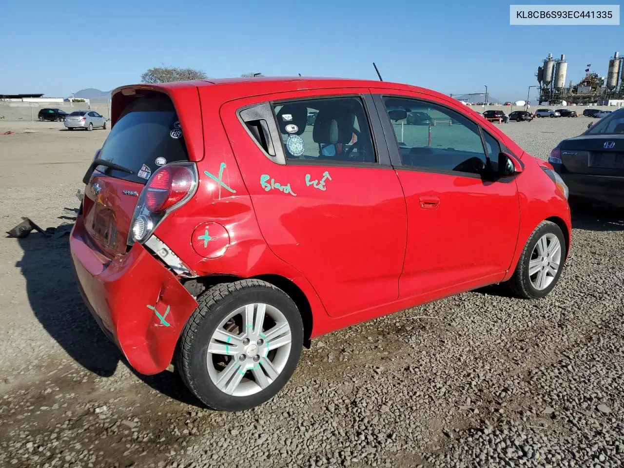 2014 Chevrolet Spark Ls VIN: KL8CB6S93EC441335 Lot: 52611495