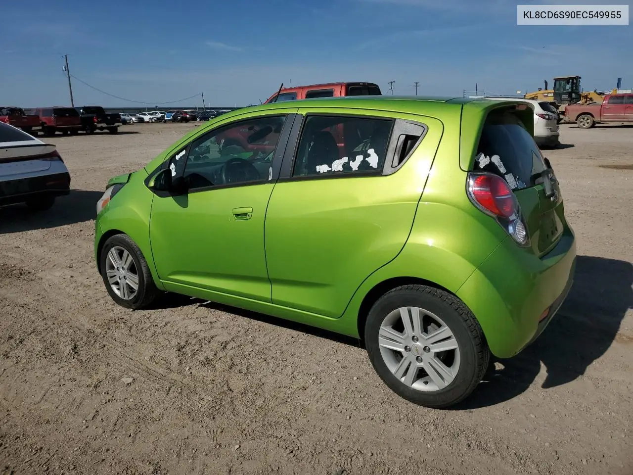 2014 Chevrolet Spark 1Lt VIN: KL8CD6S90EC549955 Lot: 53155015