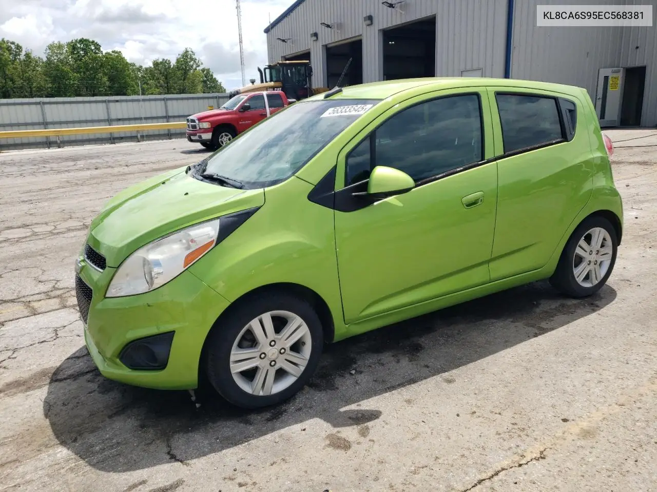 2014 Chevrolet Spark Ls VIN: KL8CA6S95EC568381 Lot: 56333645