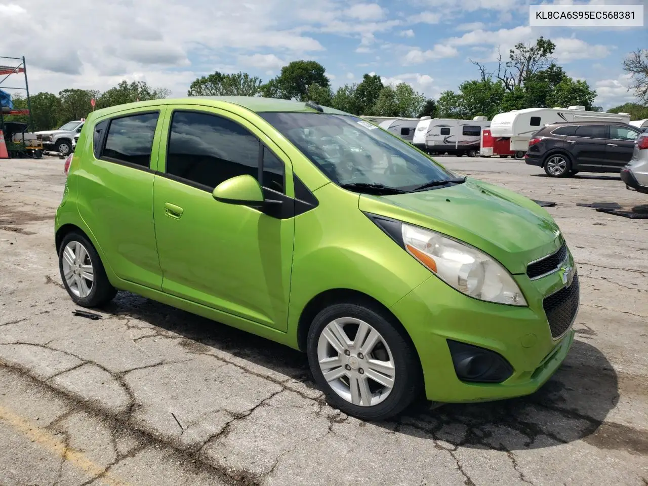 2014 Chevrolet Spark Ls VIN: KL8CA6S95EC568381 Lot: 56333645