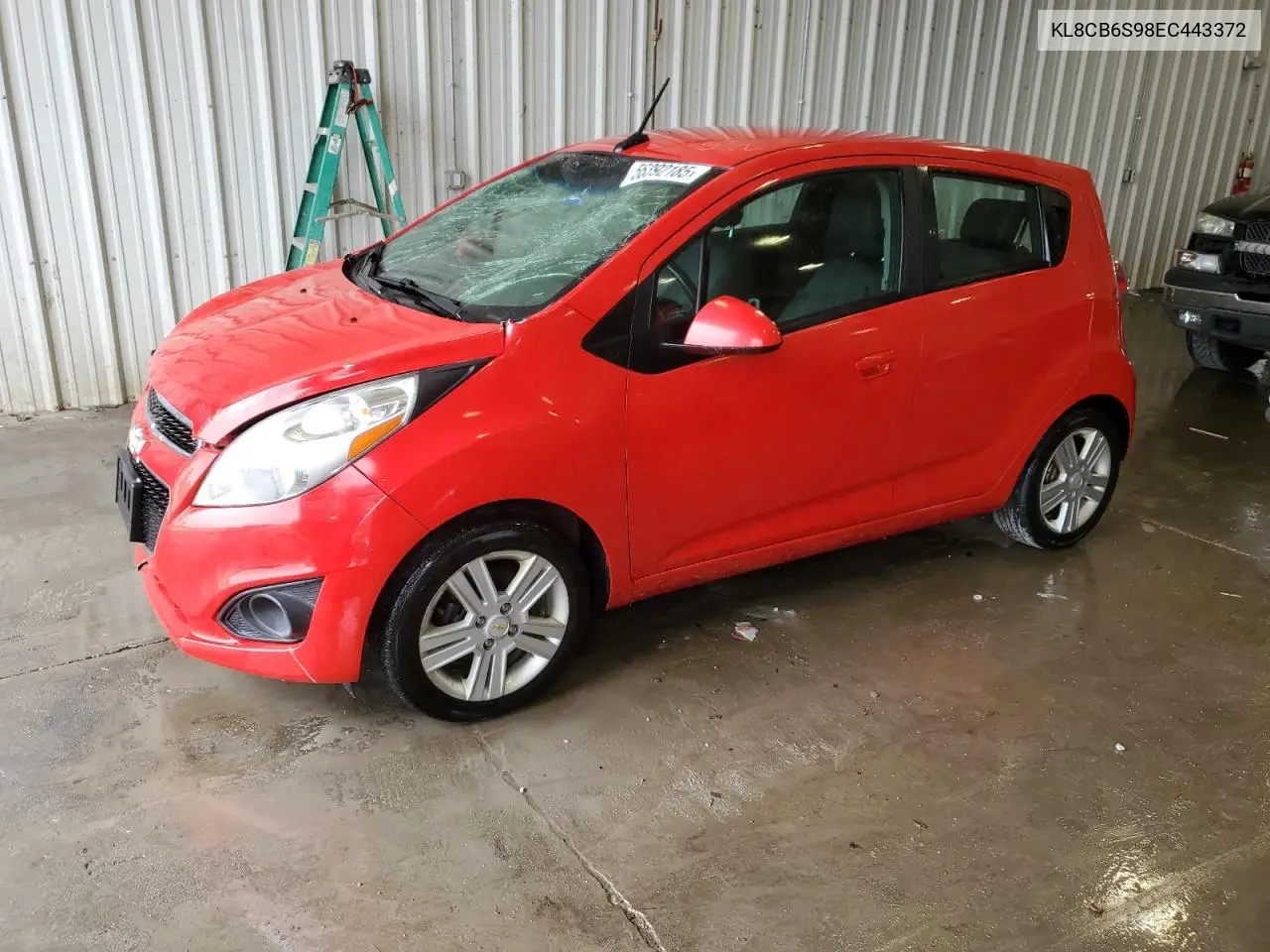 2014 Chevrolet Spark Ls VIN: KL8CB6S98EC443372 Lot: 56392185
