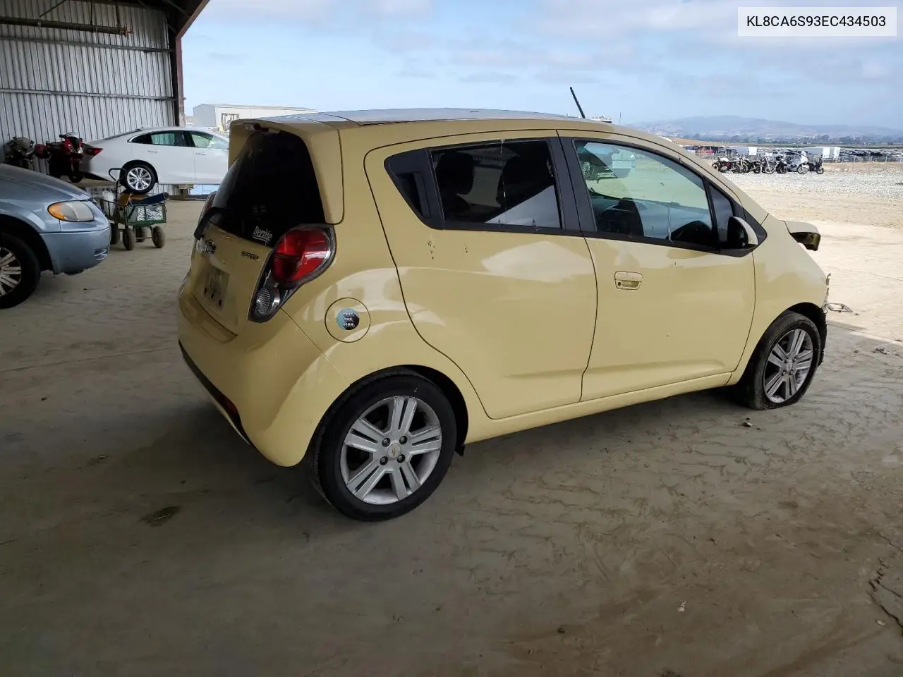 2014 Chevrolet Spark Ls VIN: KL8CA6S93EC434503 Lot: 59996015