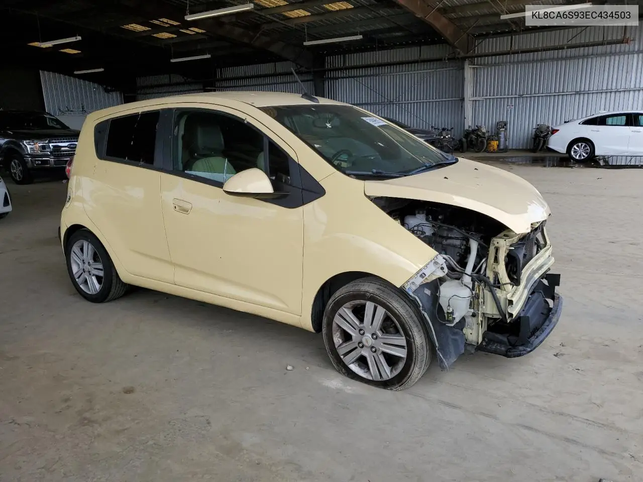2014 Chevrolet Spark Ls VIN: KL8CA6S93EC434503 Lot: 59996015