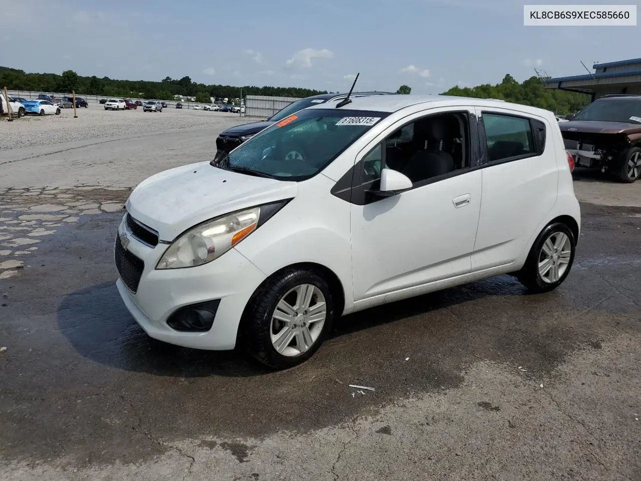 2014 Chevrolet Spark Ls VIN: KL8CB6S9XEC585660 Lot: 61608315