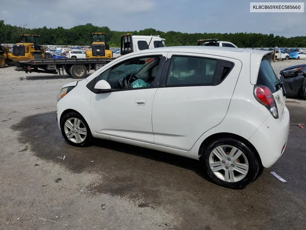 2014 Chevrolet Spark Ls VIN: KL8CB6S9XEC585660 Lot: 61608315