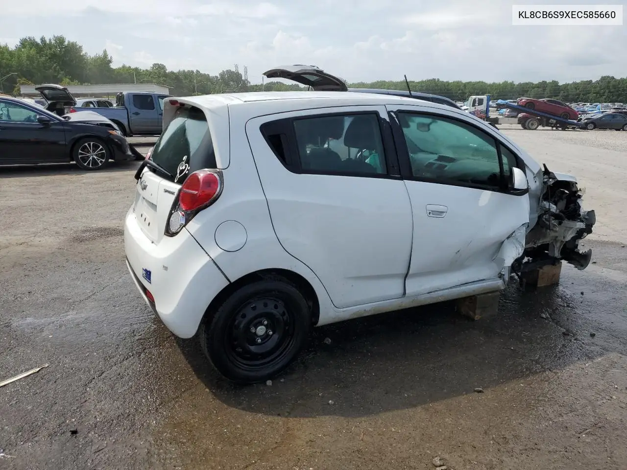 2014 Chevrolet Spark Ls VIN: KL8CB6S9XEC585660 Lot: 61608315