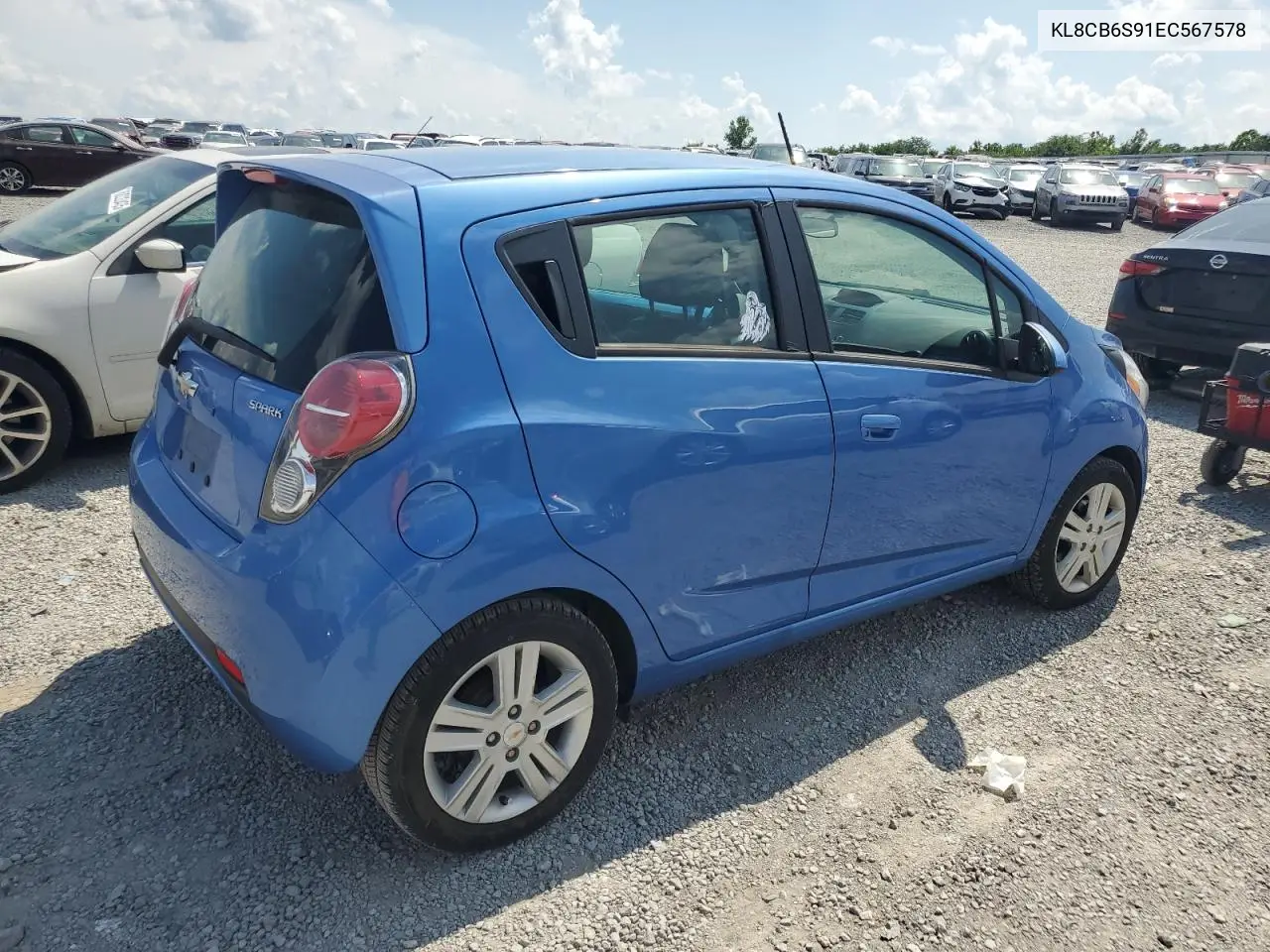 2014 Chevrolet Spark Ls VIN: KL8CB6S91EC567578 Lot: 62302995