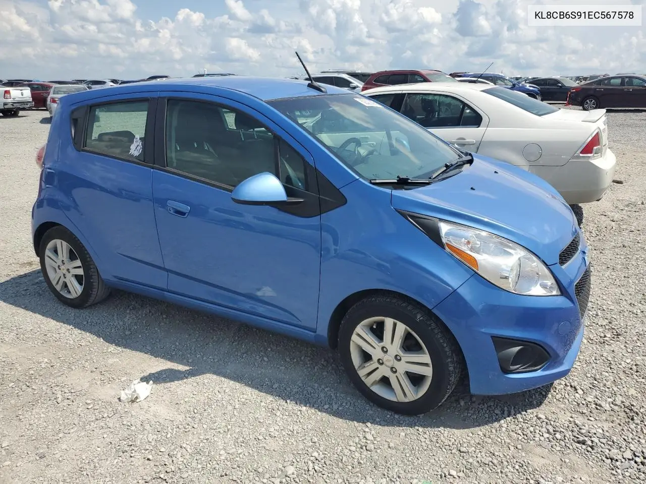 2014 Chevrolet Spark Ls VIN: KL8CB6S91EC567578 Lot: 62302995