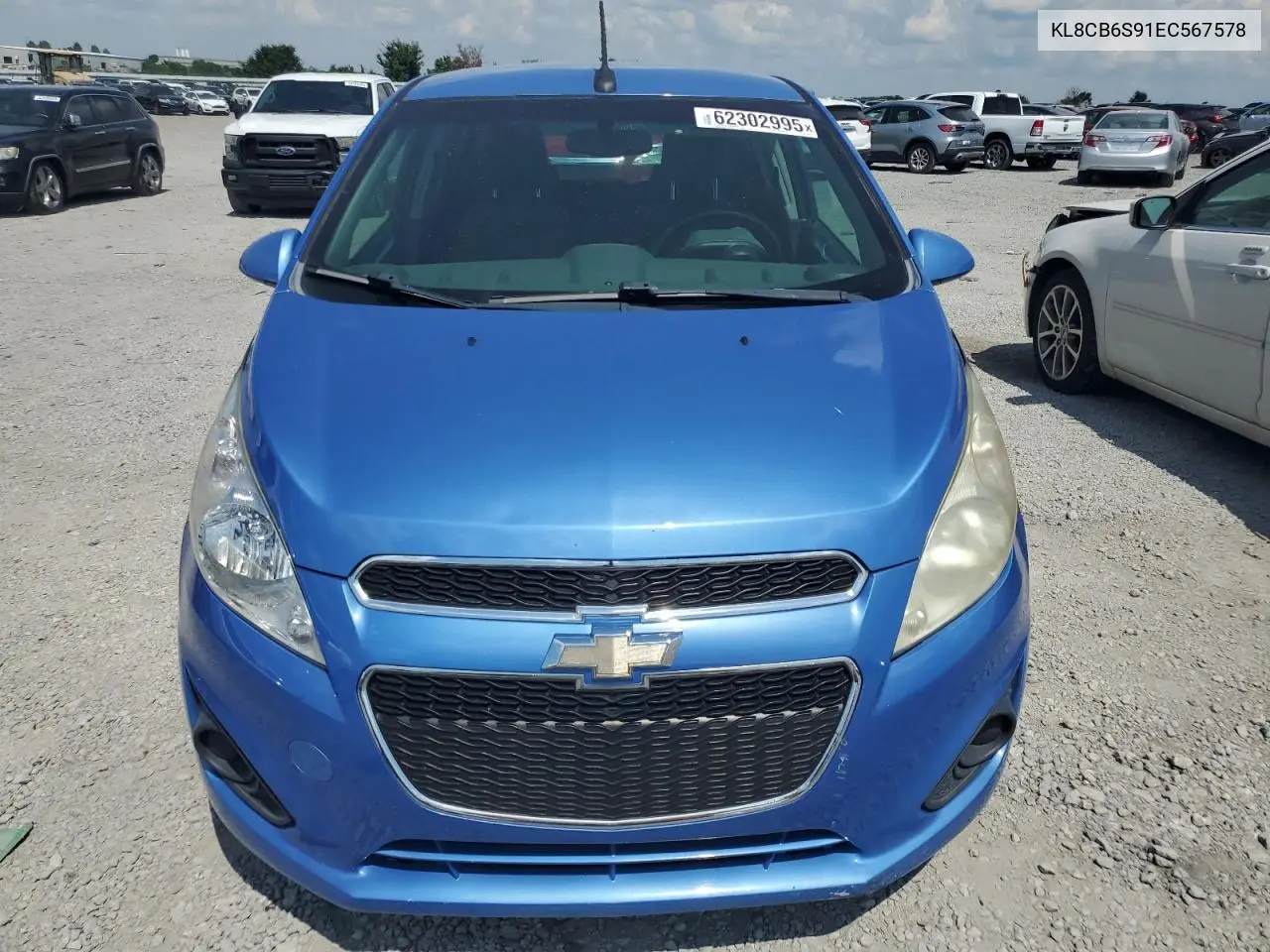2014 Chevrolet Spark Ls VIN: KL8CB6S91EC567578 Lot: 62302995