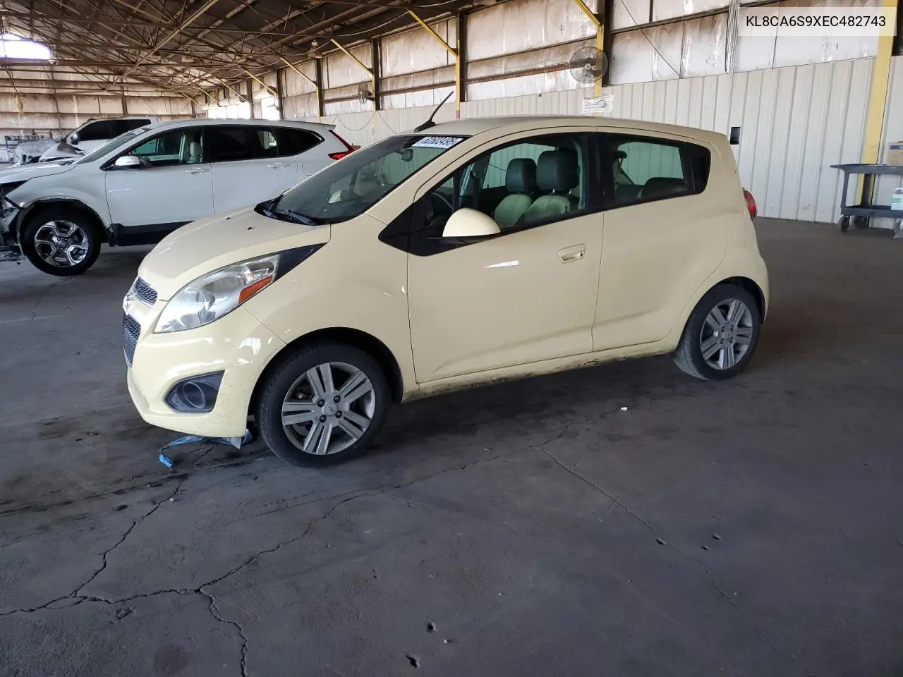 2014 Chevrolet Spark Ls VIN: KL8CA6S9XEC482743 Lot: 62603495