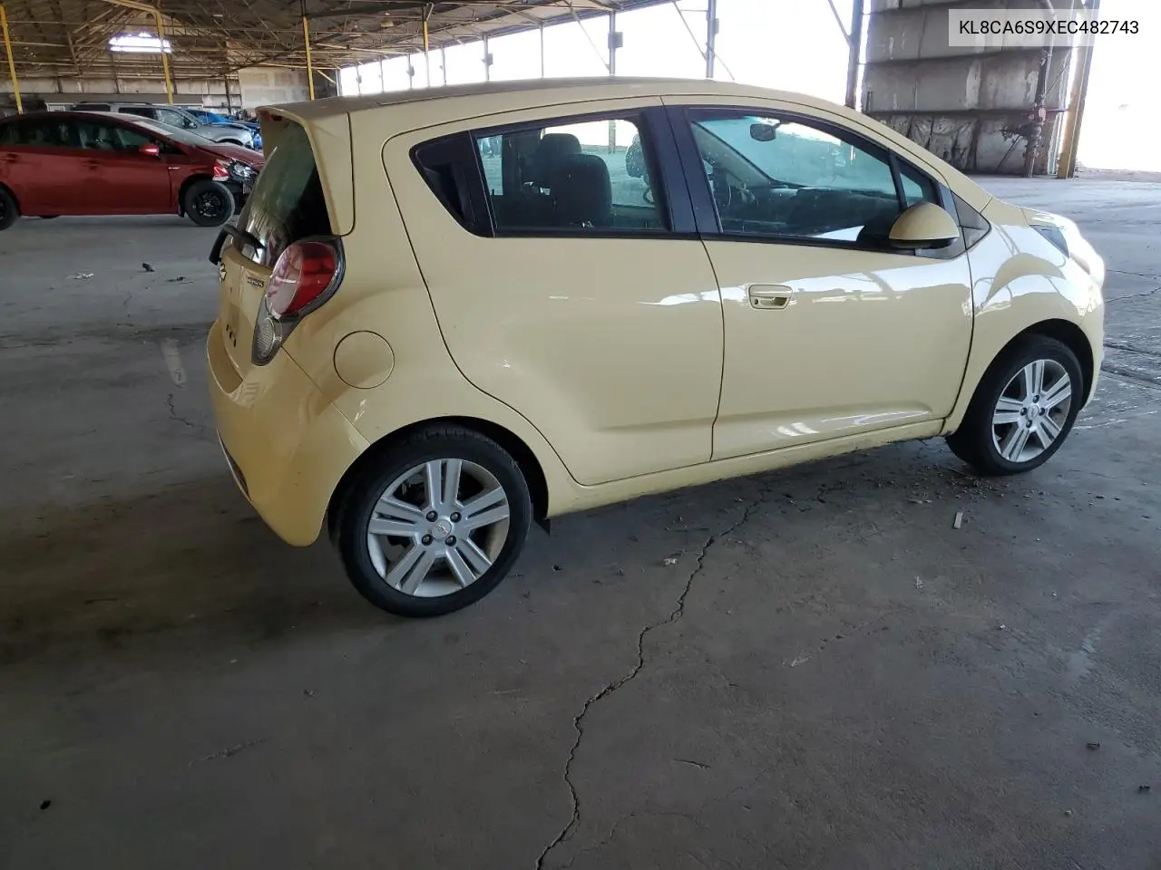 2014 Chevrolet Spark Ls VIN: KL8CA6S9XEC482743 Lot: 62603495