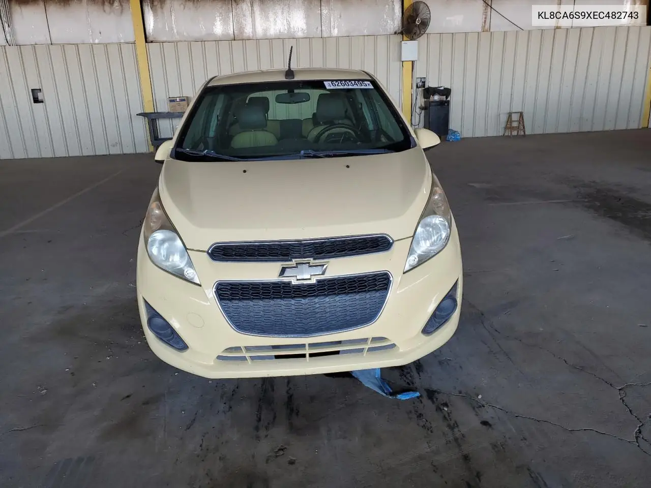 2014 Chevrolet Spark Ls VIN: KL8CA6S9XEC482743 Lot: 62603495