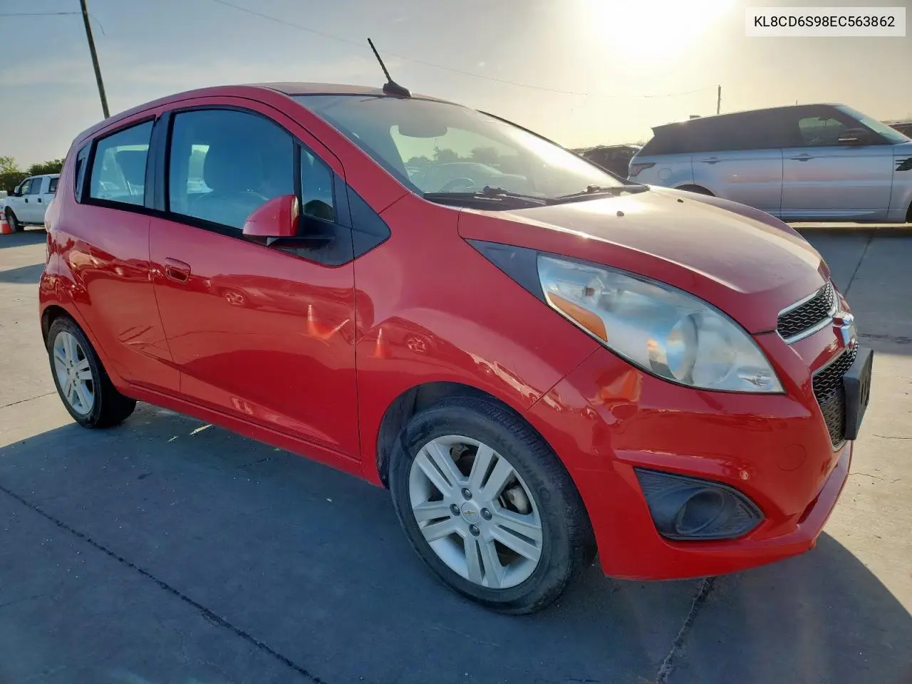 2014 Chevrolet Spark 1Lt VIN: KL8CD6S98EC563862 Lot: 63043295