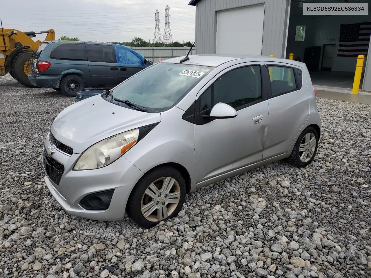 2014 Chevrolet Spark 1Lt VIN: KL8CD6S92EC536334 Lot: 63071825