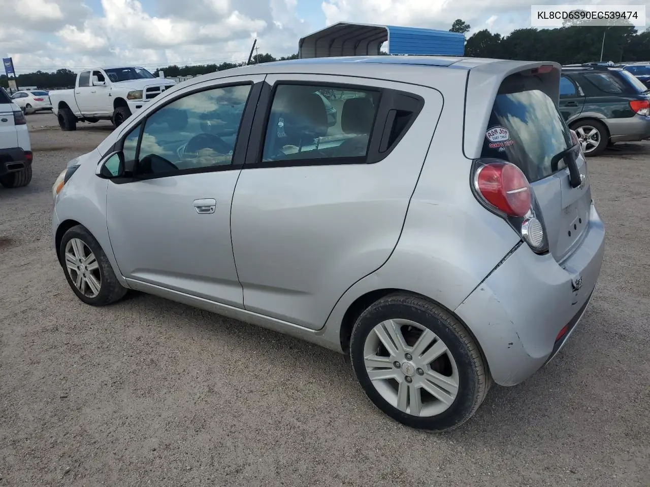 2014 Chevrolet Spark 1Lt VIN: KL8CD6S90EC539474 Lot: 64889475