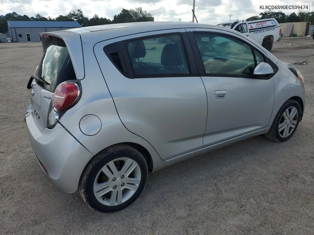2014 Chevrolet Spark 1Lt VIN: KL8CD6S90EC539474 Lot: 64889475