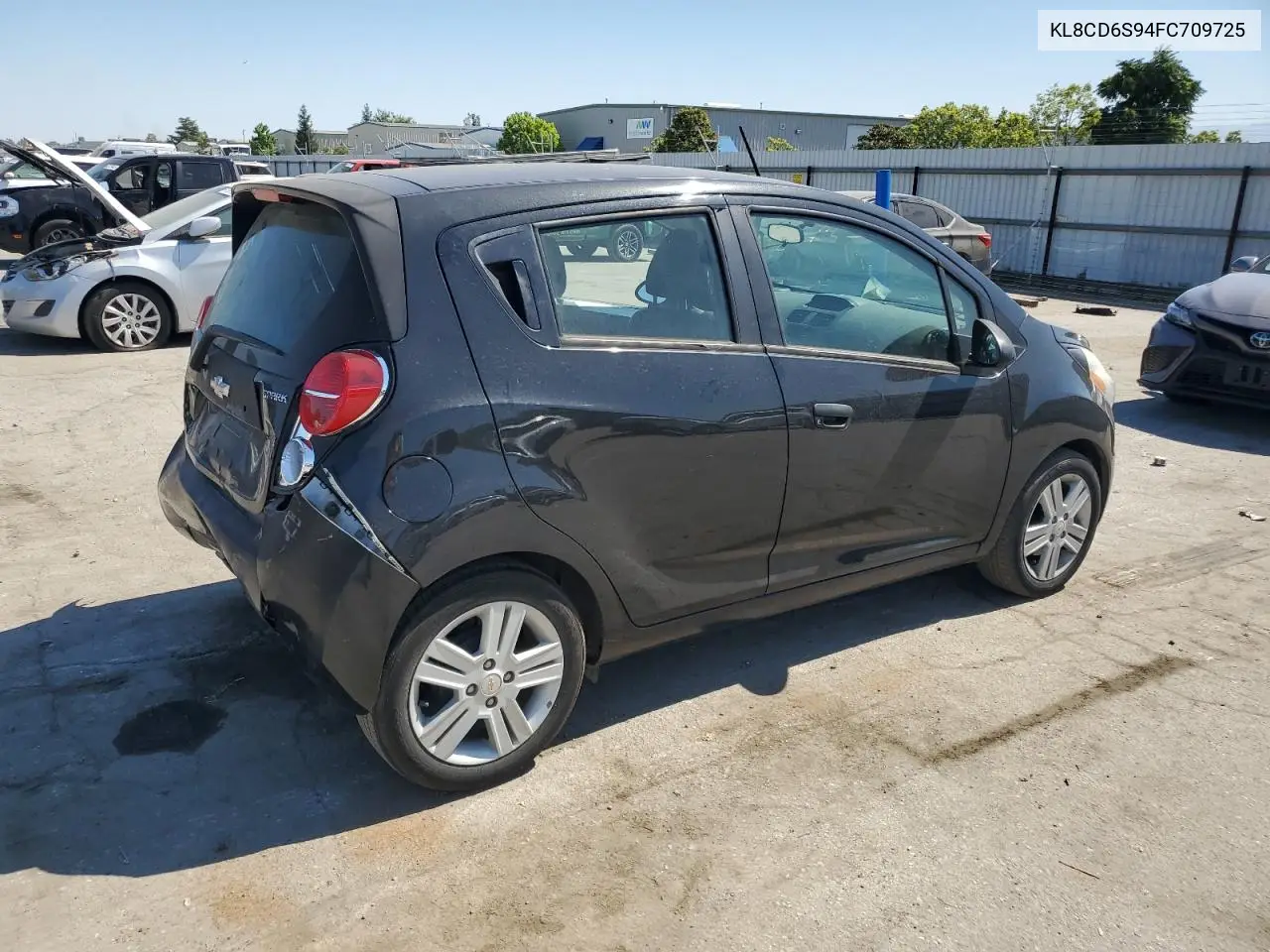 2015 Chevrolet Spark 1Lt VIN: KL8CD6S94FC709725 Lot: 62760915