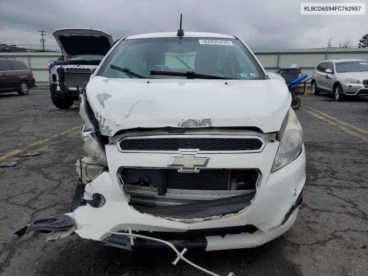 2015 Chevrolet Spark 1Lt VIN: KL8CD6S94FC762957 Lot: 62835435