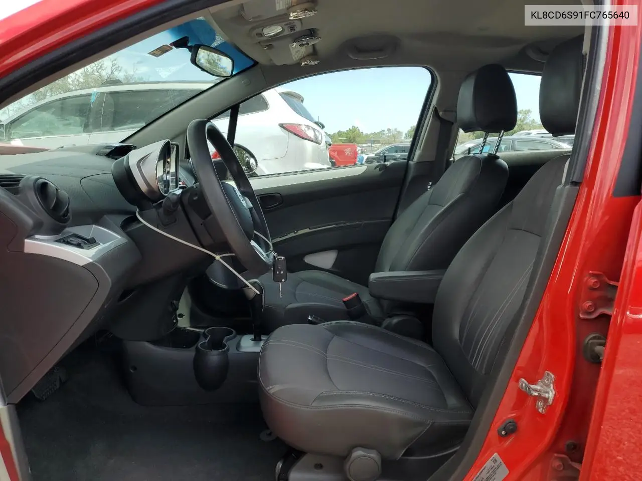 2015 Chevrolet Spark 1Lt VIN: KL8CD6S91FC765640 Lot: 62856255