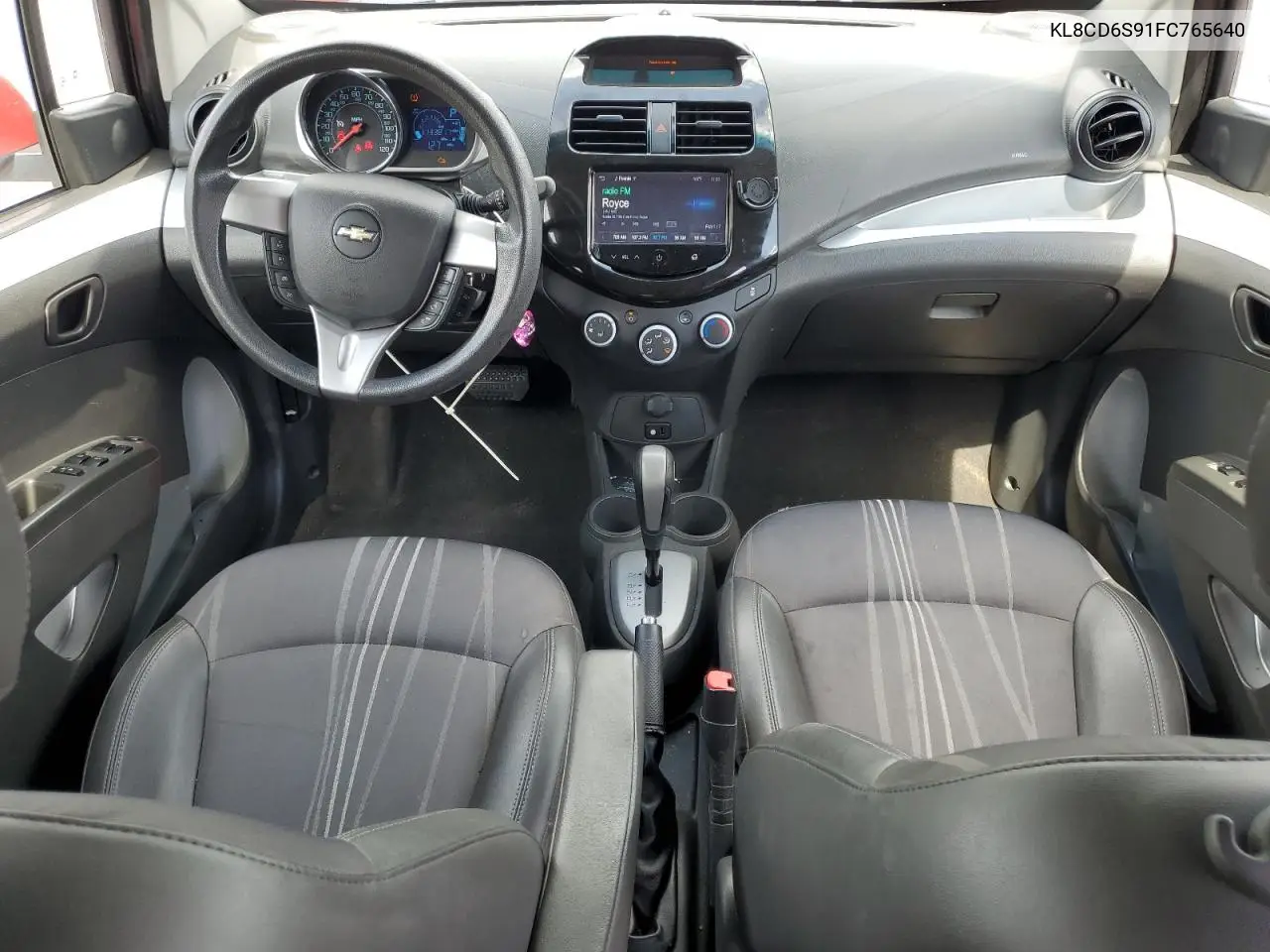 2015 Chevrolet Spark 1Lt VIN: KL8CD6S91FC765640 Lot: 62856255