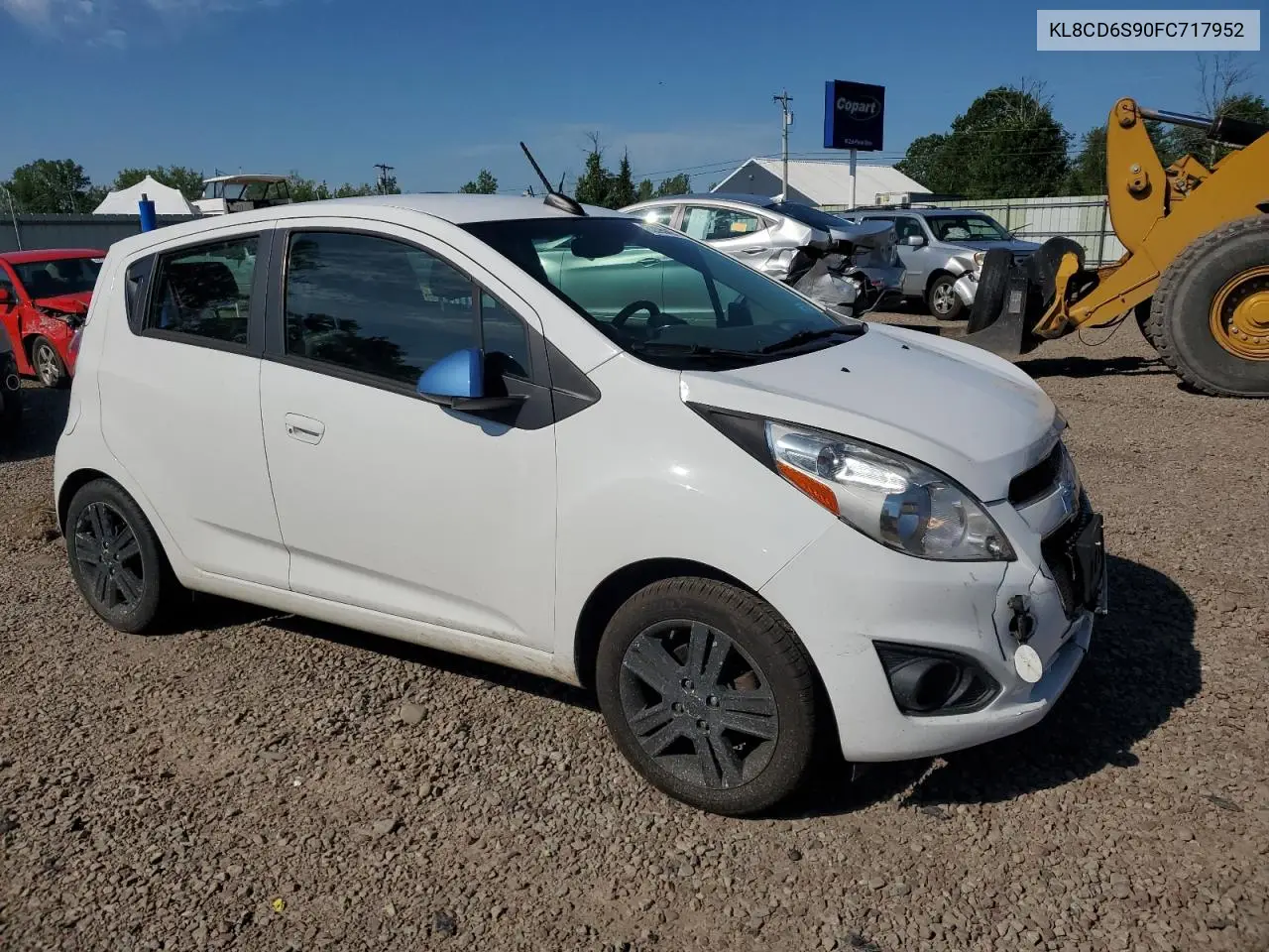 2015 Chevrolet Spark 1Lt VIN: KL8CD6S90FC717952 Lot: 62895415