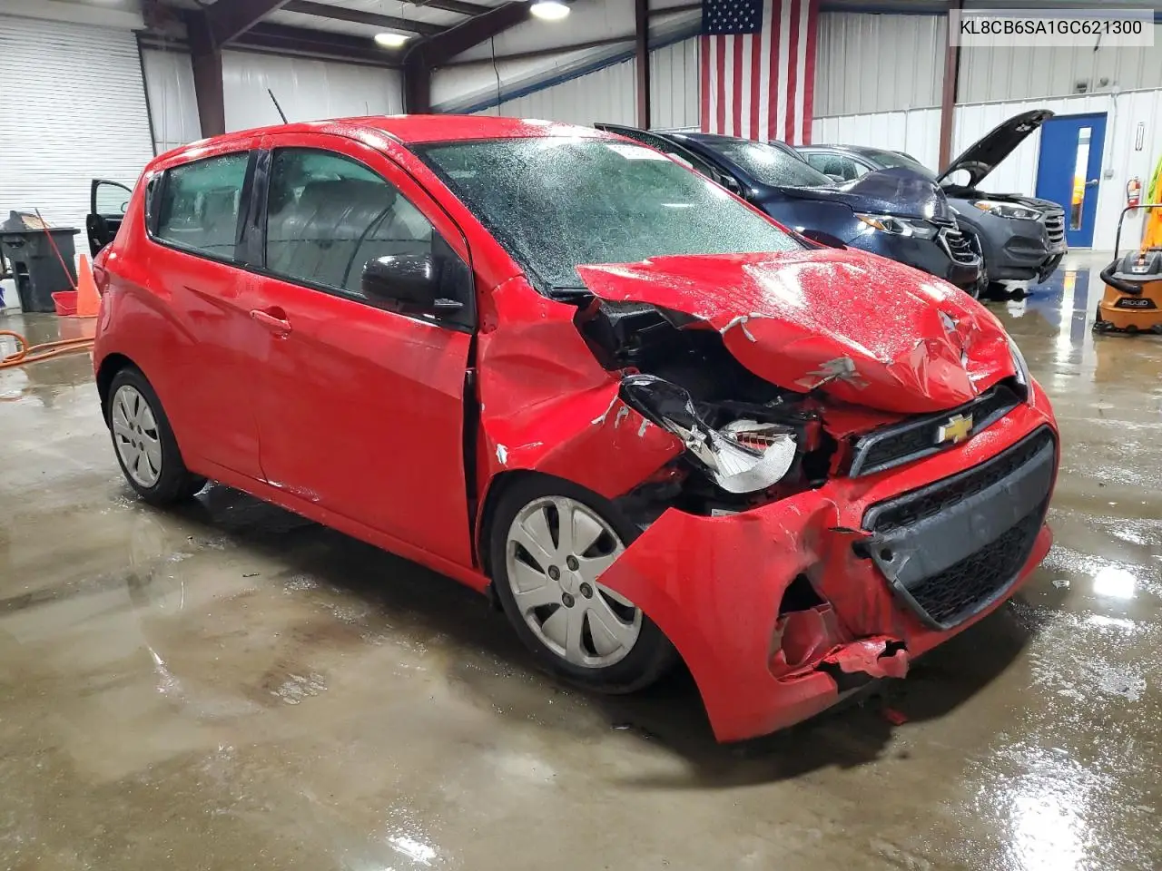 2016 Chevrolet Spark Ls VIN: KL8CB6SA1GC621300 Lot: 57057565