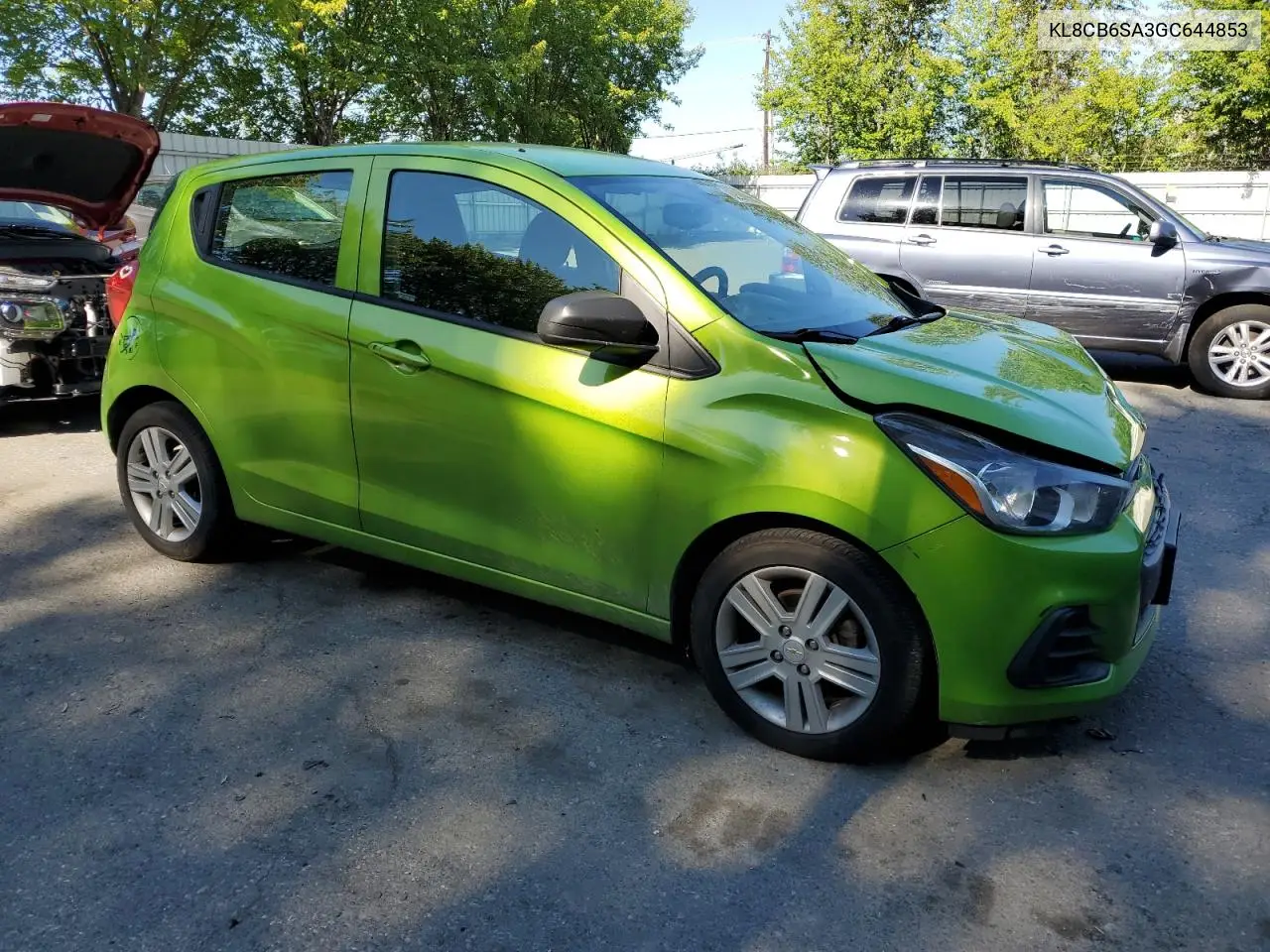 2016 Chevrolet Spark Ls VIN: KL8CB6SA3GC644853 Lot: 62539985