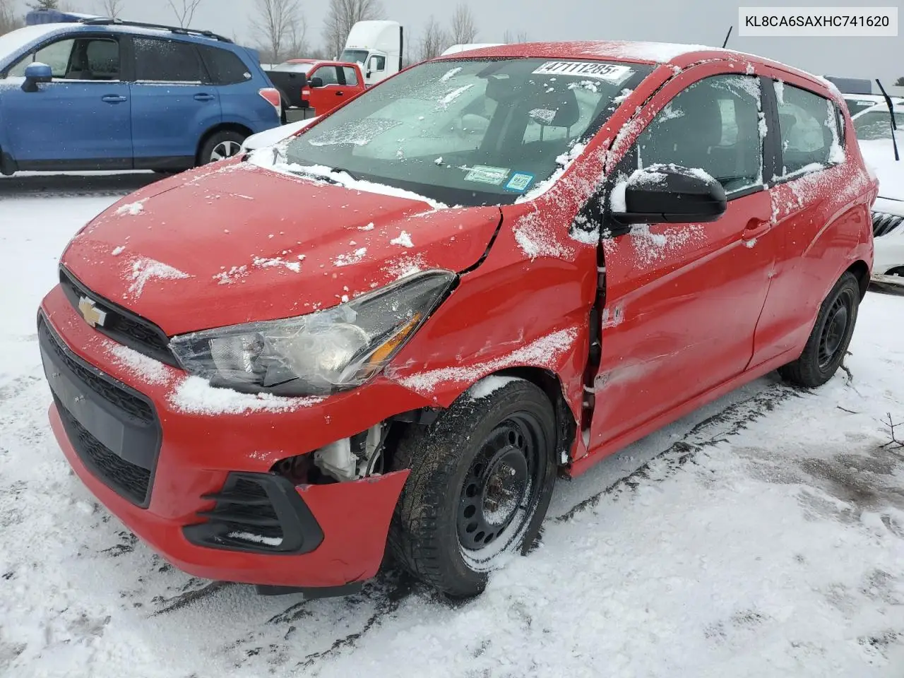 2017 Chevrolet Spark Ls VIN: KL8CA6SAXHC741620 Lot: 47111285