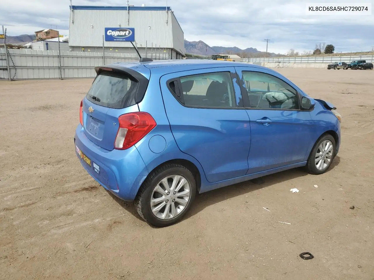 2017 Chevrolet Spark 1Lt VIN: KL8CD6SA5HC729074 Lot: 50455515