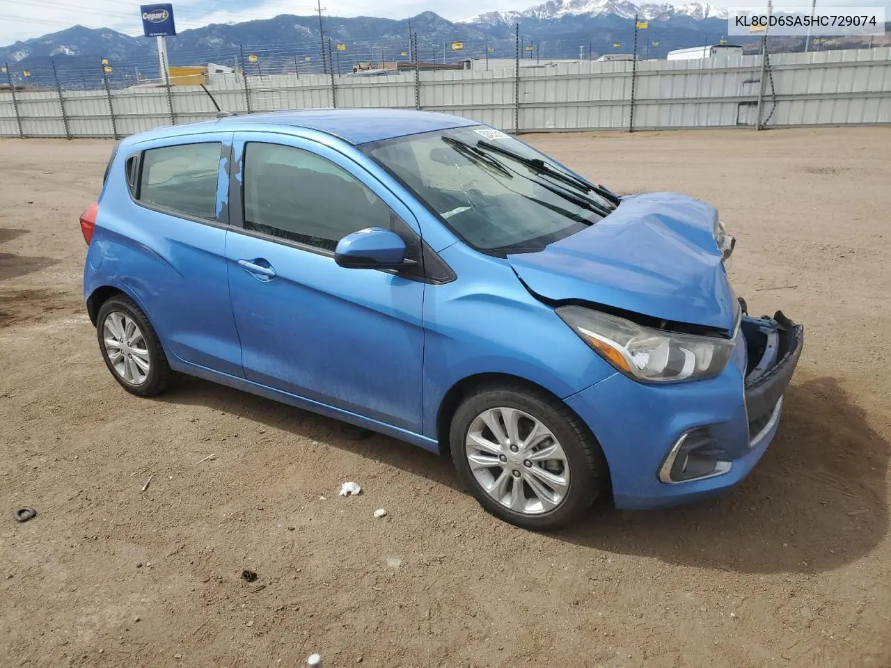 2017 Chevrolet Spark 1Lt VIN: KL8CD6SA5HC729074 Lot: 50455515