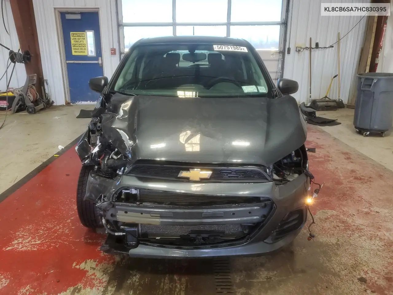 2017 Chevrolet Spark Ls VIN: KL8CB6SA7HC830395 Lot: 50751985