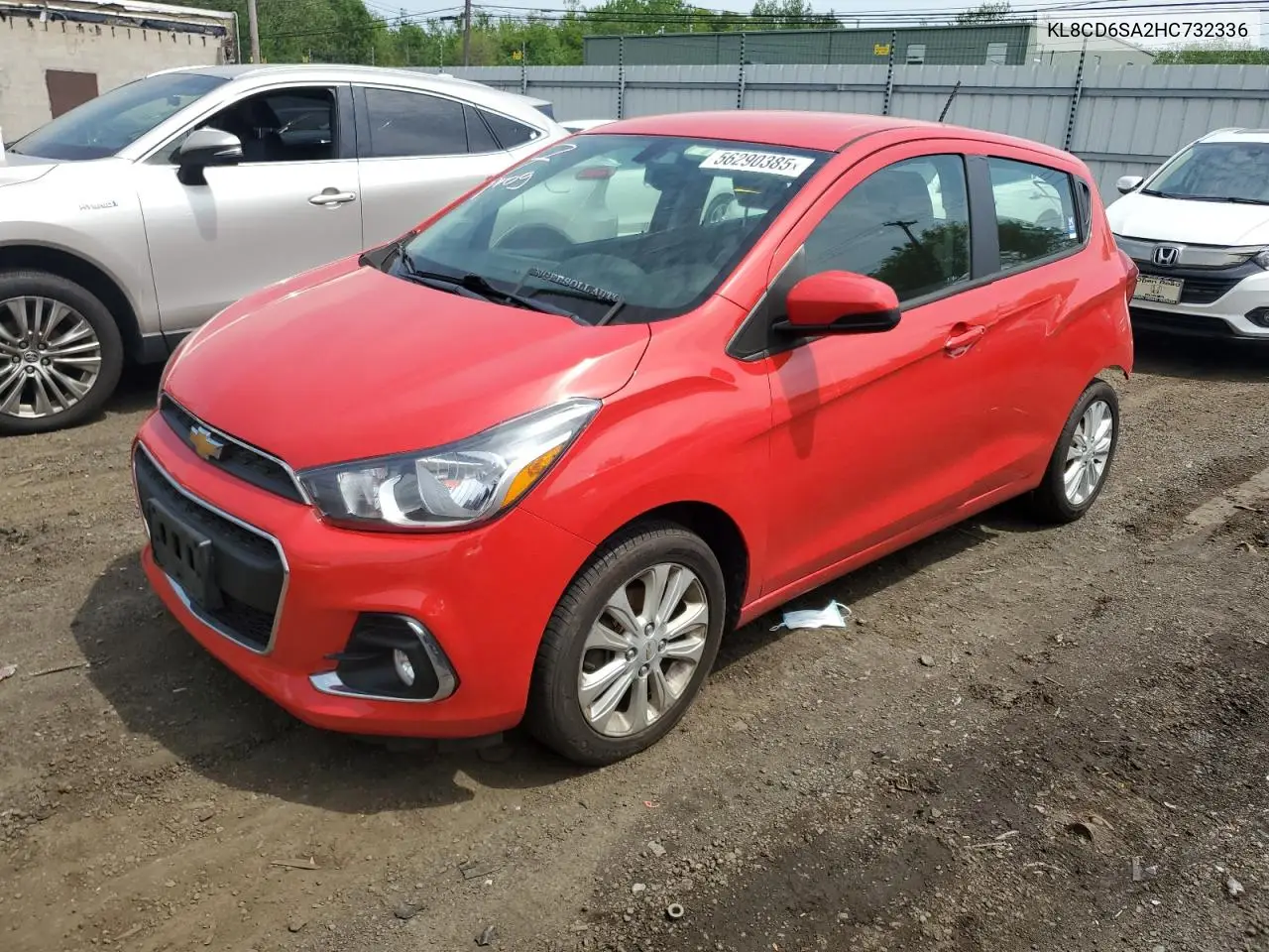 2017 Chevrolet Spark 1Lt VIN: KL8CD6SA2HC732336 Lot: 56290385