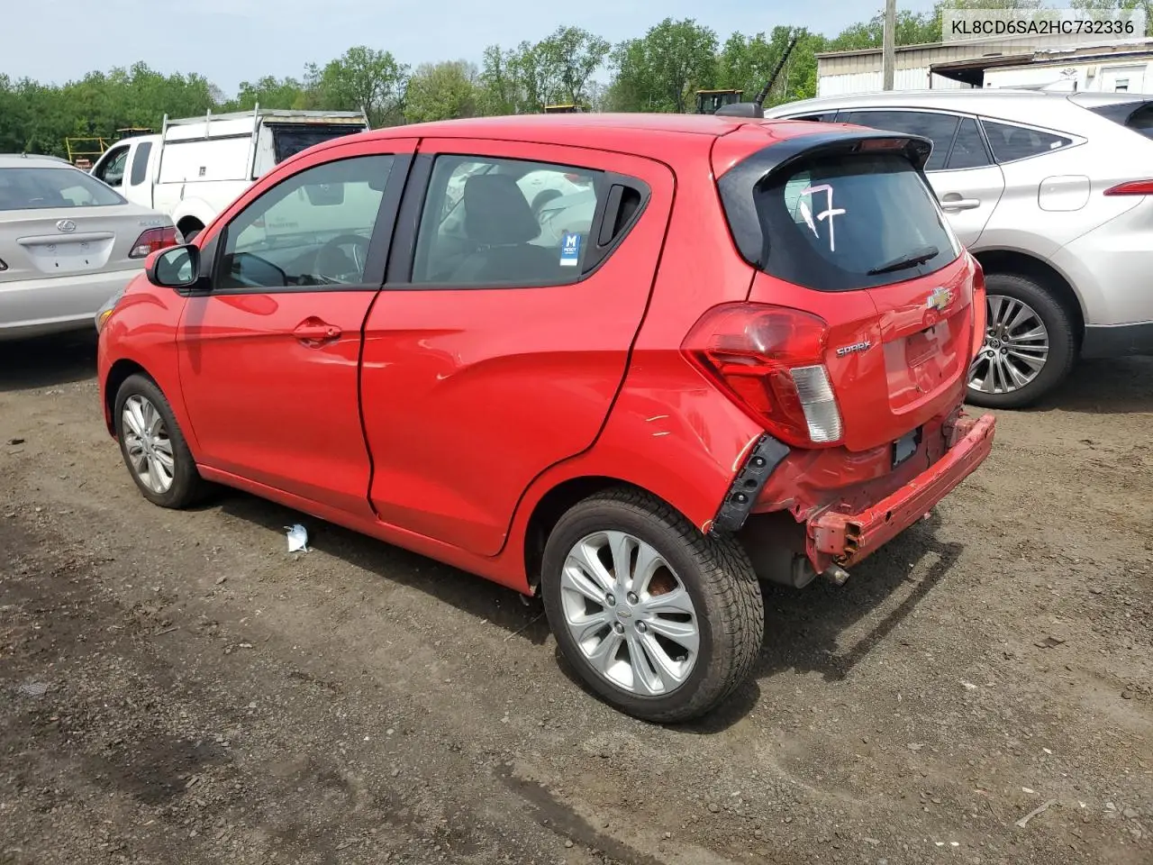 2017 Chevrolet Spark 1Lt VIN: KL8CD6SA2HC732336 Lot: 56290385