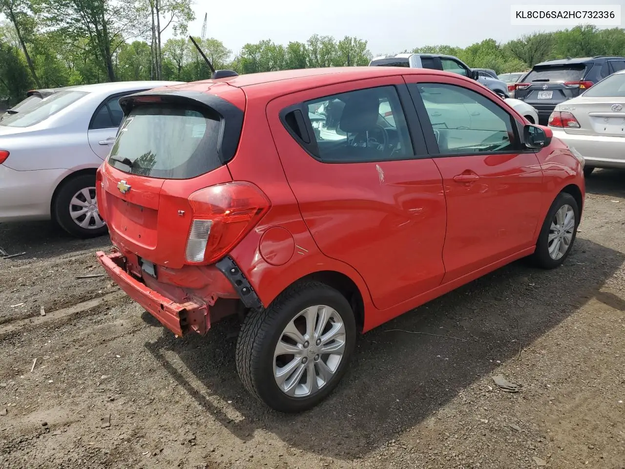 2017 Chevrolet Spark 1Lt VIN: KL8CD6SA2HC732336 Lot: 56290385
