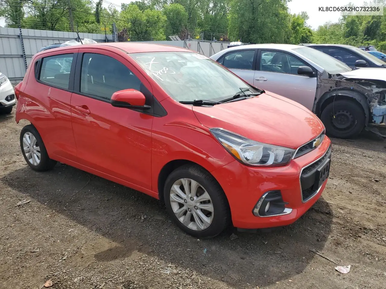 2017 Chevrolet Spark 1Lt VIN: KL8CD6SA2HC732336 Lot: 56290385