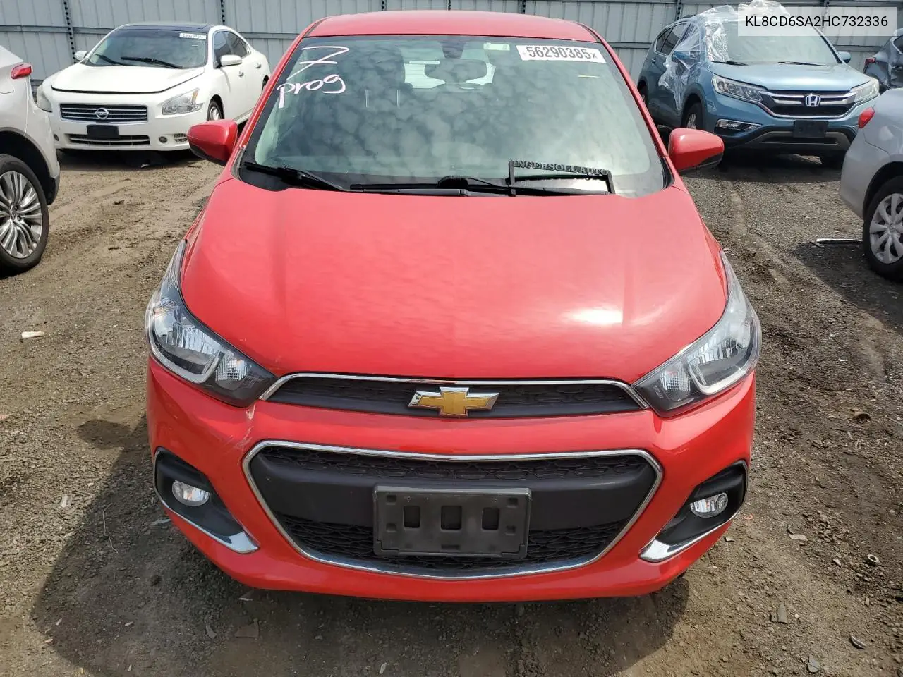 2017 Chevrolet Spark 1Lt VIN: KL8CD6SA2HC732336 Lot: 56290385