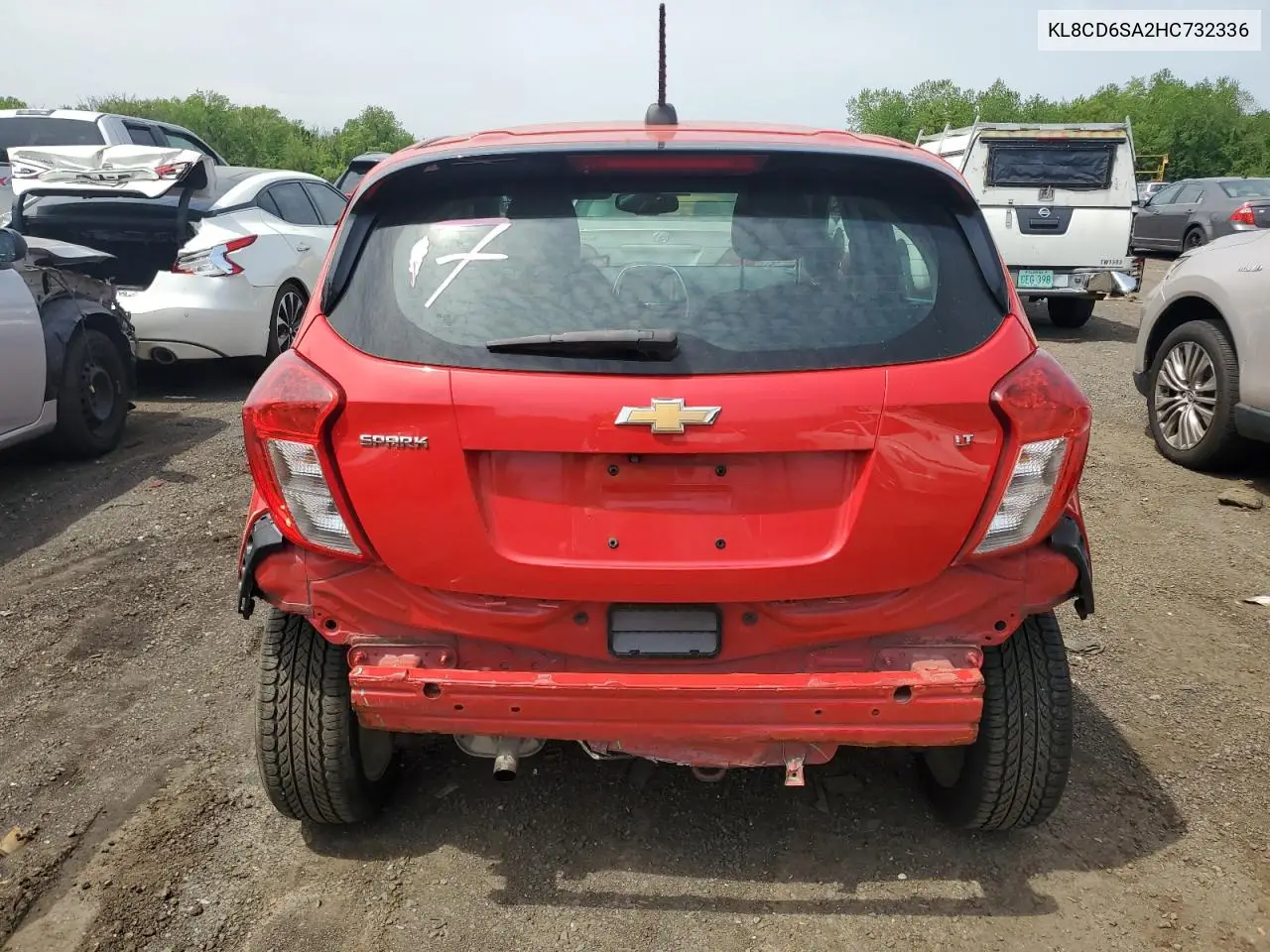 2017 Chevrolet Spark 1Lt VIN: KL8CD6SA2HC732336 Lot: 56290385