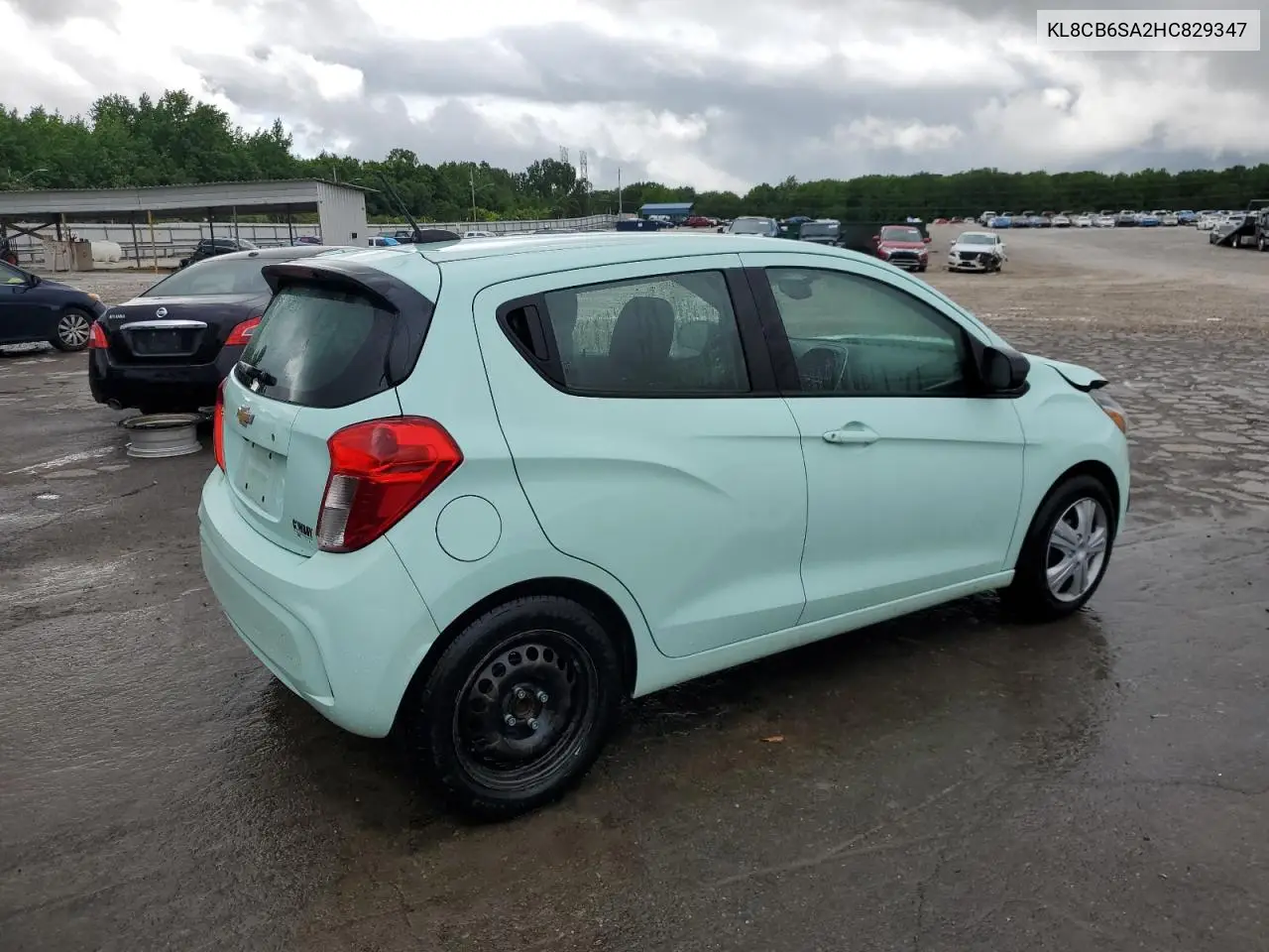 2017 Chevrolet Spark Ls VIN: KL8CB6SA2HC829347 Lot: 56550335